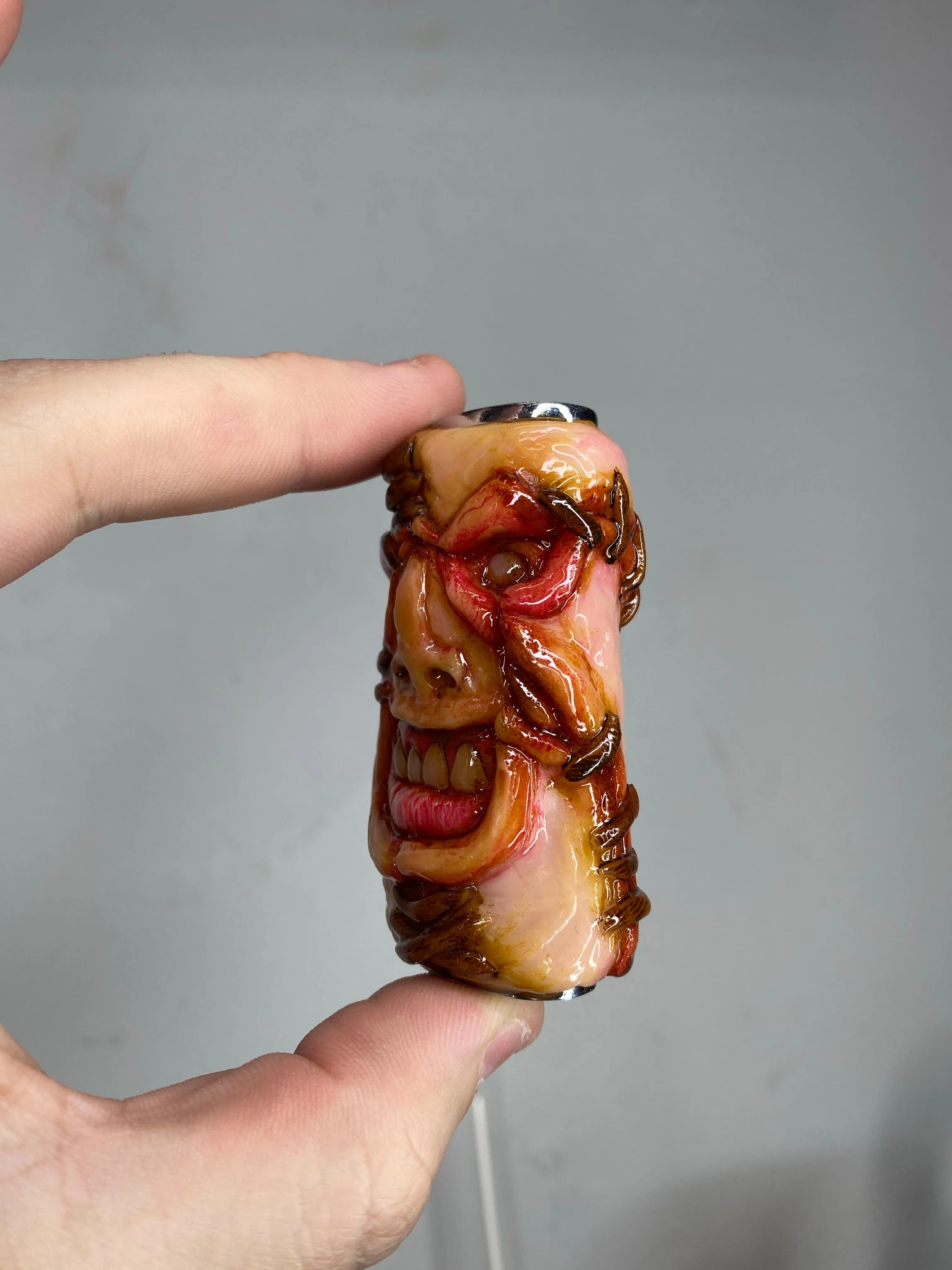 Leather face: Lighter Sleeve