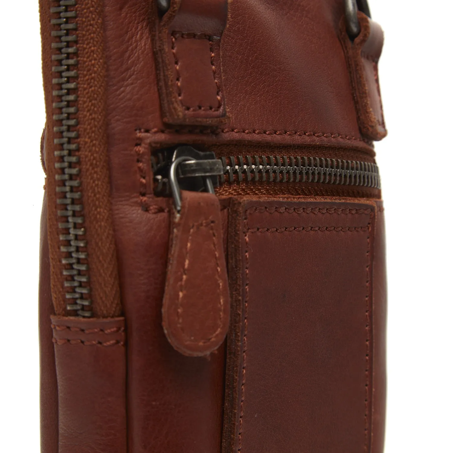 Leather Phone Pouch Cognac Salta