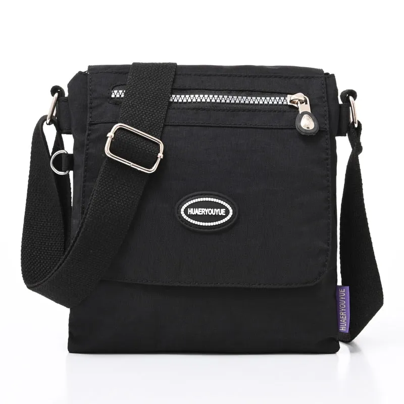 Multifunction Messenger Bag Waterproof Nylon Shoulder Bags For Women Casual Clutch Purse Pocket Bags Ladies Small Crossbody Bags
