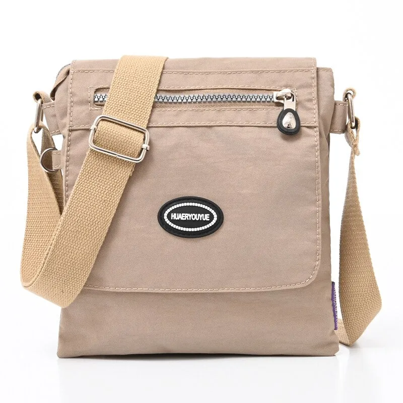 Multifunction Messenger Bag Waterproof Nylon Shoulder Bags For Women Casual Clutch Purse Pocket Bags Ladies Small Crossbody Bags