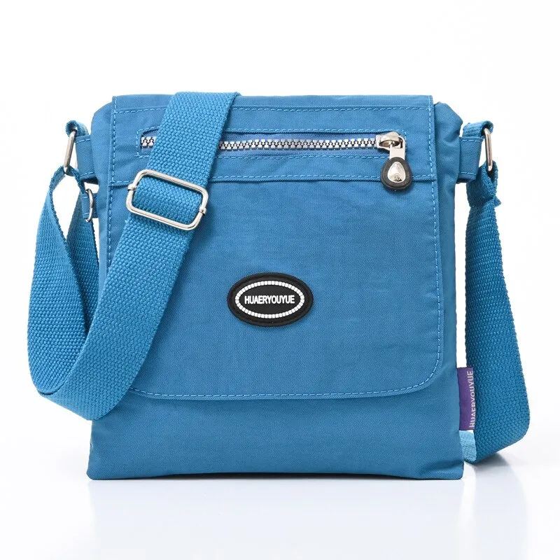 Multifunction Messenger Bag Waterproof Nylon Shoulder Bags For Women Casual Clutch Purse Pocket Bags Ladies Small Crossbody Bags
