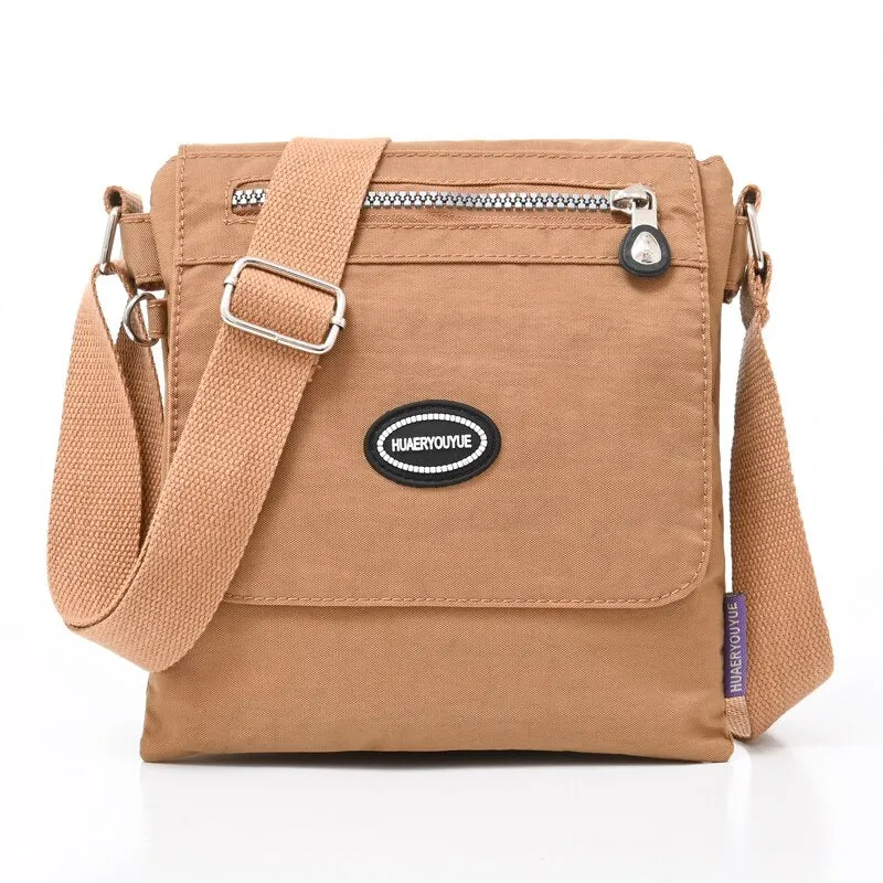 Multifunction Messenger Bag Waterproof Nylon Shoulder Bags For Women Casual Clutch Purse Pocket Bags Ladies Small Crossbody Bags
