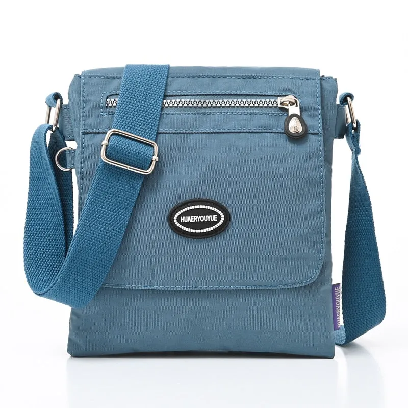 Multifunction Messenger Bag Waterproof Nylon Shoulder Bags For Women Casual Clutch Purse Pocket Bags Ladies Small Crossbody Bags