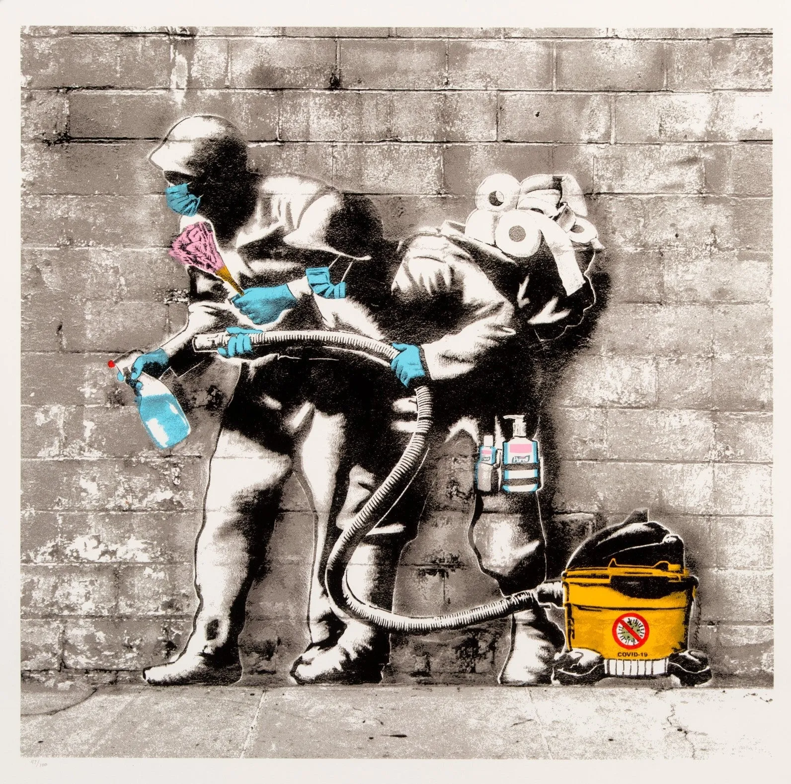 Pandemonium Silkscreen Print by Hijack