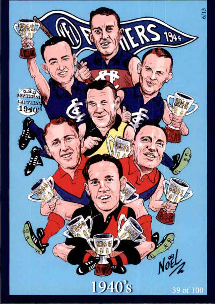 Premiership Captains Collector Set by Noel