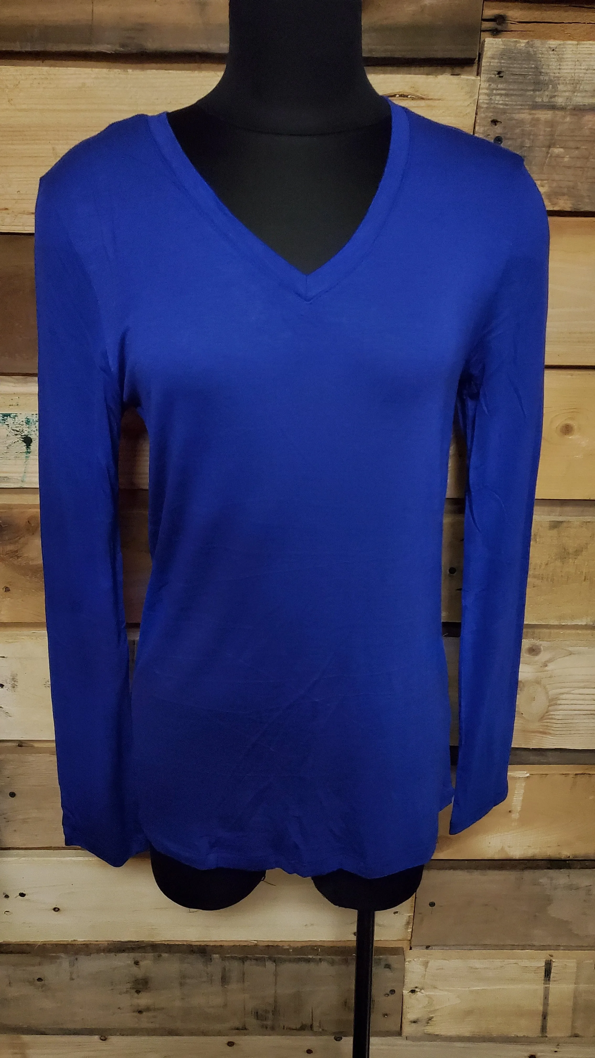 Rayon V-Neck Long Sleeve RT-8058