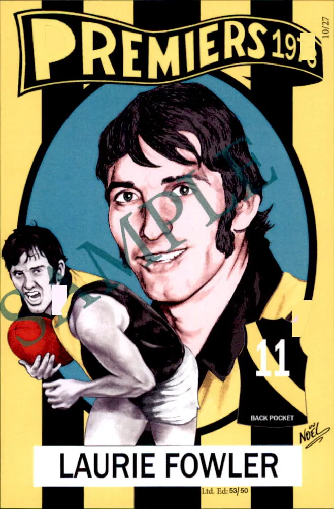 Richmond Tigers, 1973-1974 Back to Back Premiers Card Set by Noel