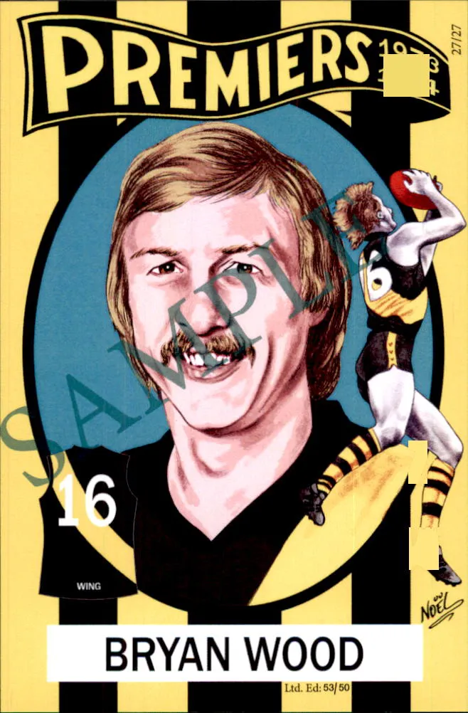 Richmond Tigers, 1973-1974 Back to Back Premiers Card Set by Noel