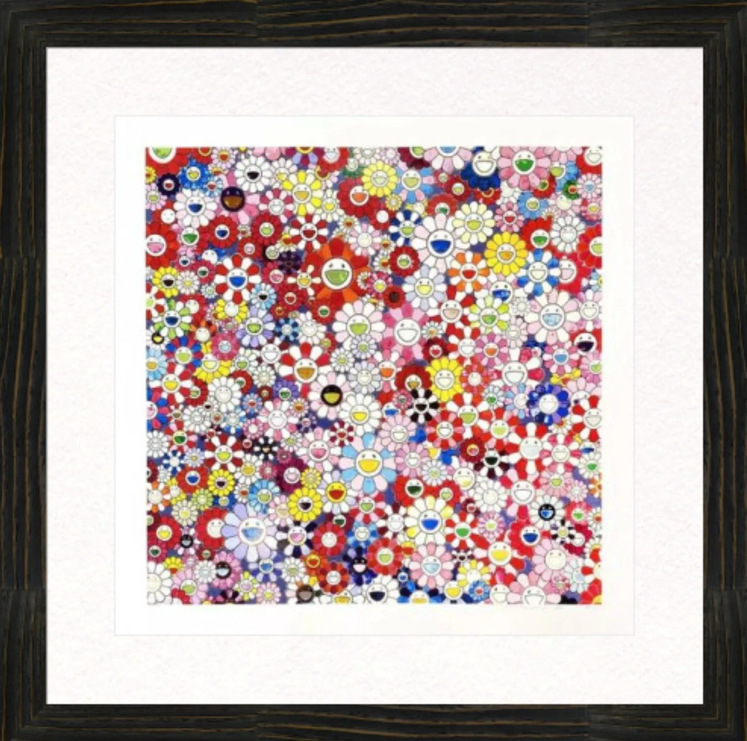 Shangri-La Pink Silkscreen Print by Takashi Murakami TM/KK