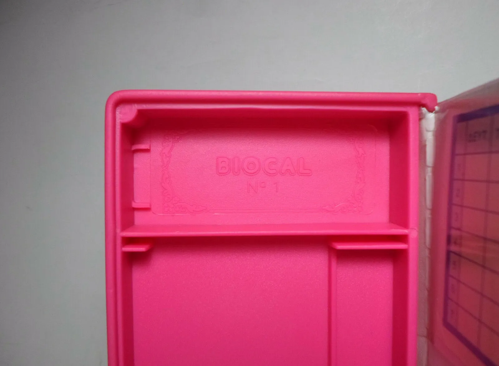 Sir Lancelot King Arthur Retro Pencil Box Biocal Greek Case Vintage 80's Pink Stationery