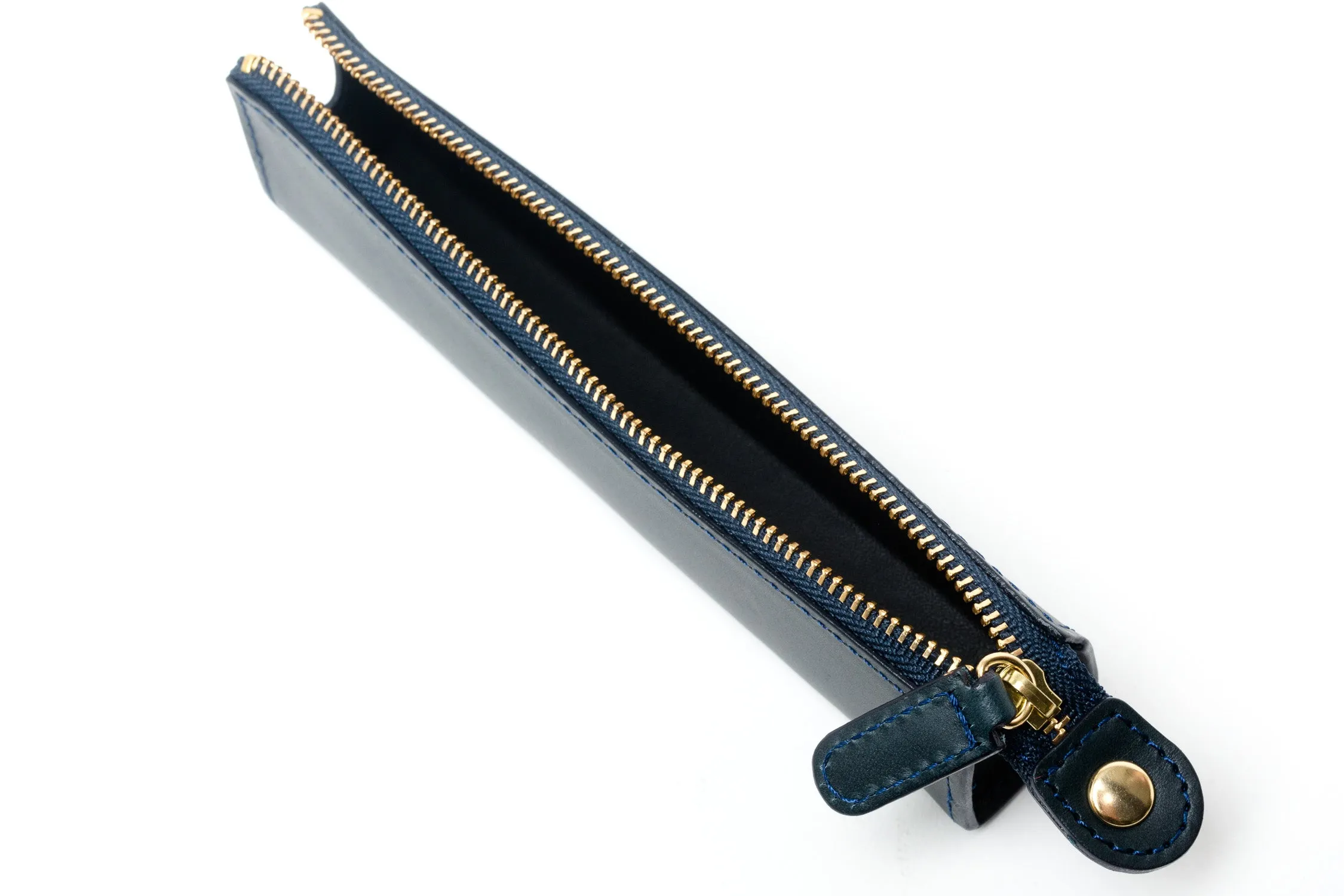 Slip-On Rio Zipper Pen Case Small - Navy