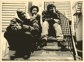 The Fugees Collaboration B  Silkscreen Print by Ernesto Yerena Montejano- Hecho Con Ganas