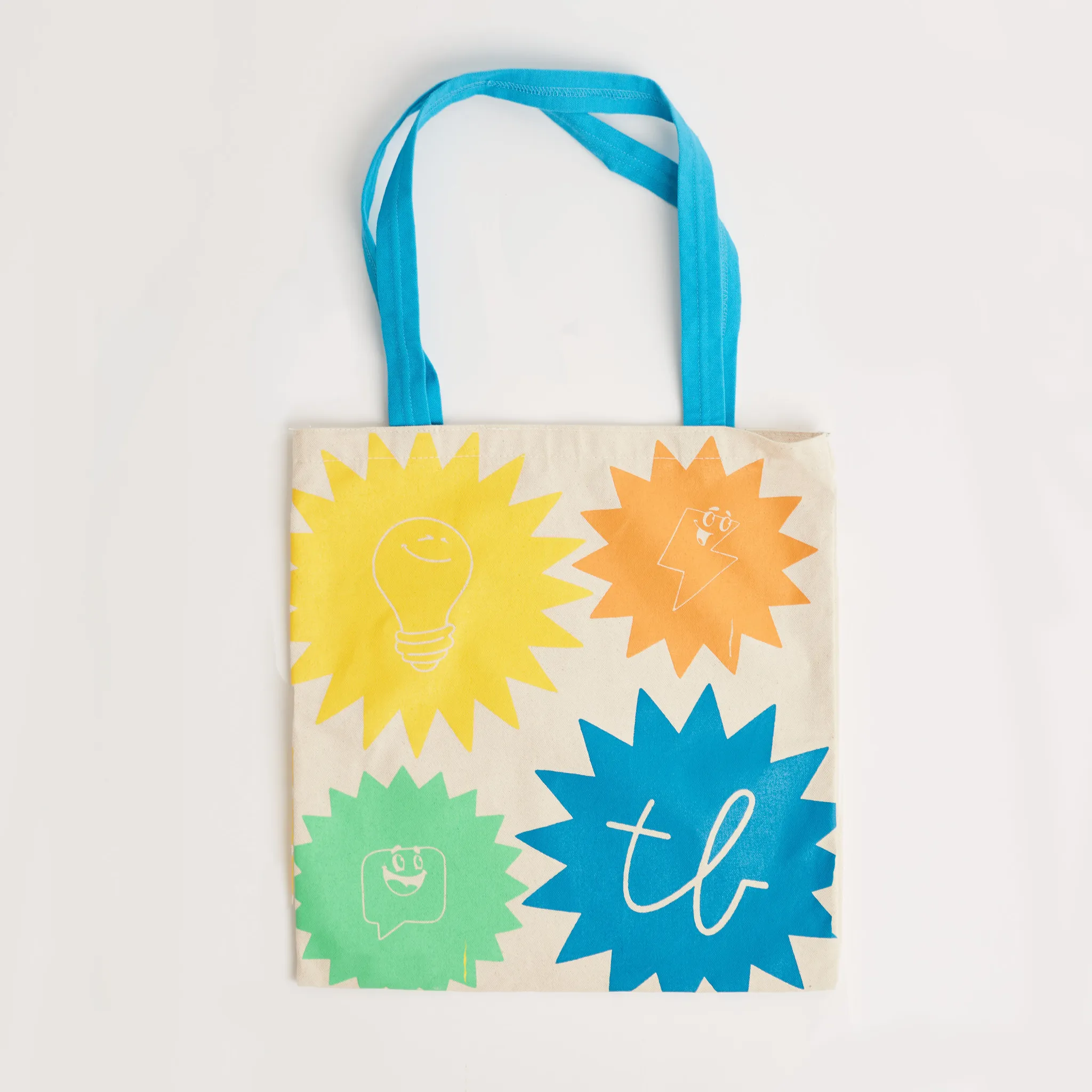 Threadbird Colored Canvas Tote Bag