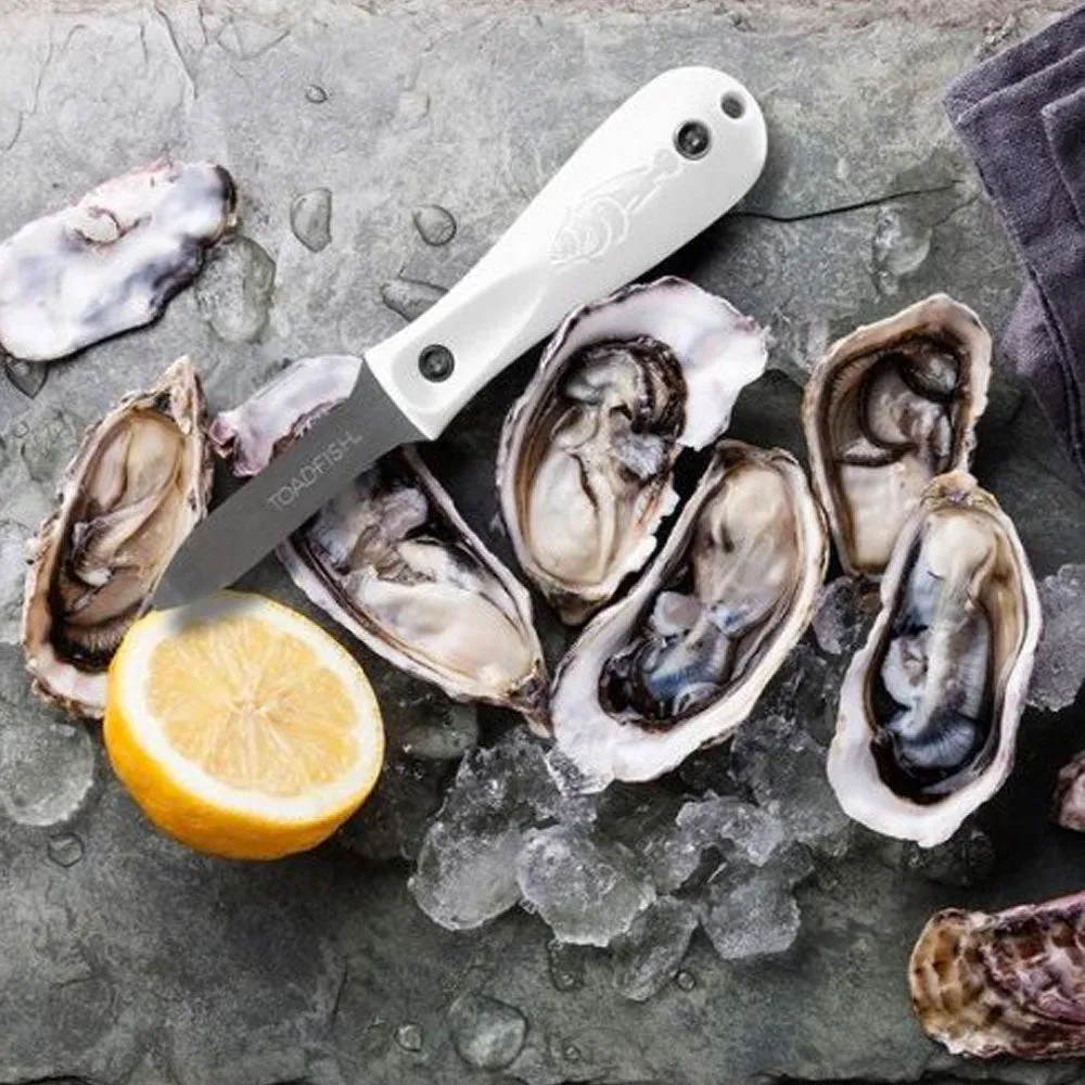 Toadfish Shucker's Bundle- Oyster Knife with Cloth