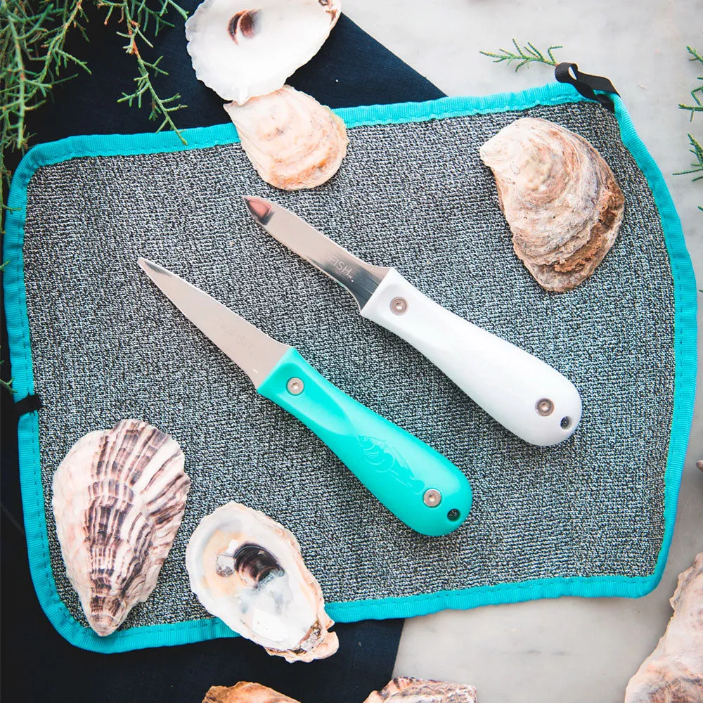 Toadfish Shucker's Bundle- Oyster Knife with Cloth