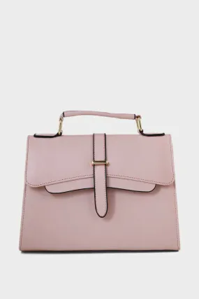 Top handle Hand Bags B10544-Nude Pink