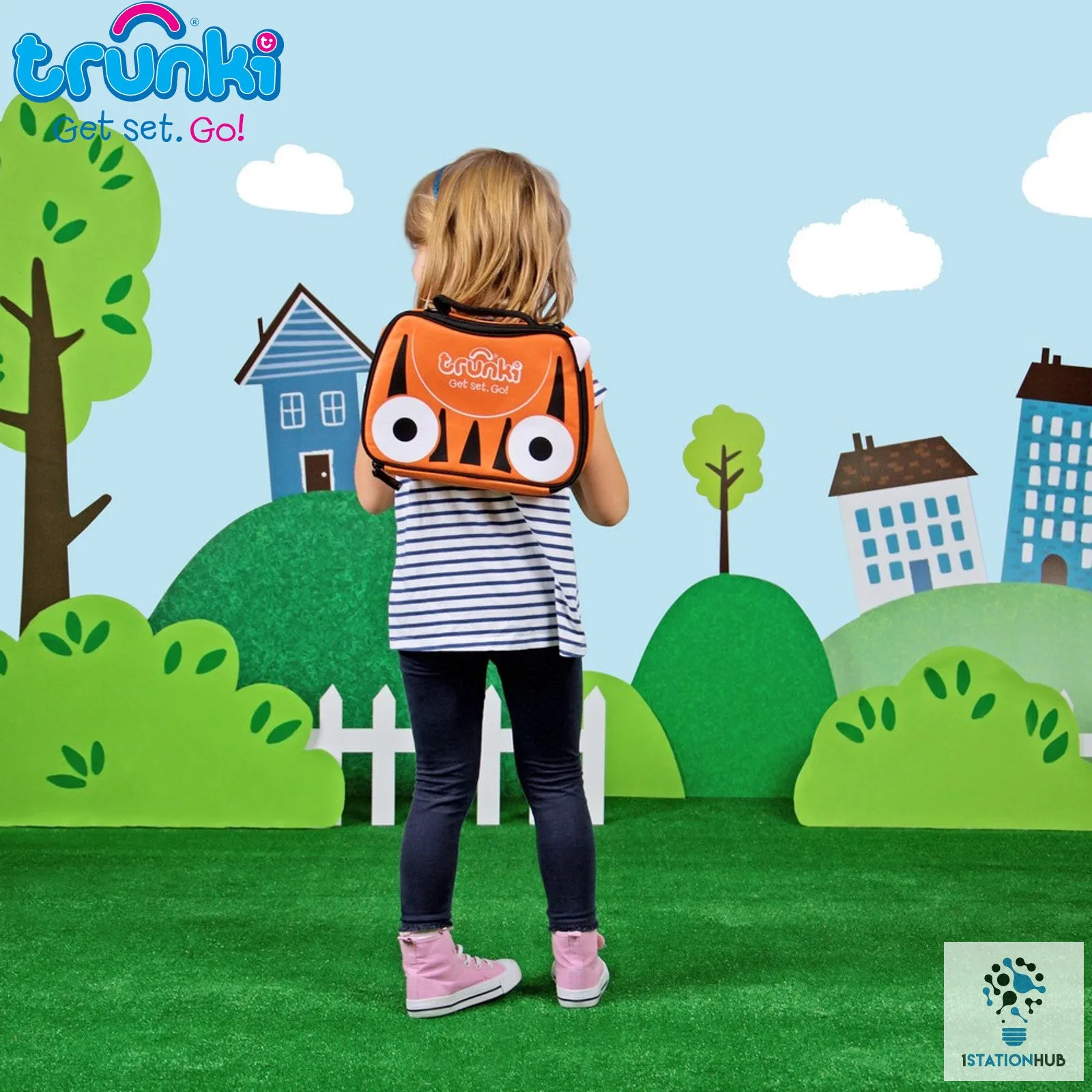 Trunki 2 in 1 Lunch bag Backpack - Orange