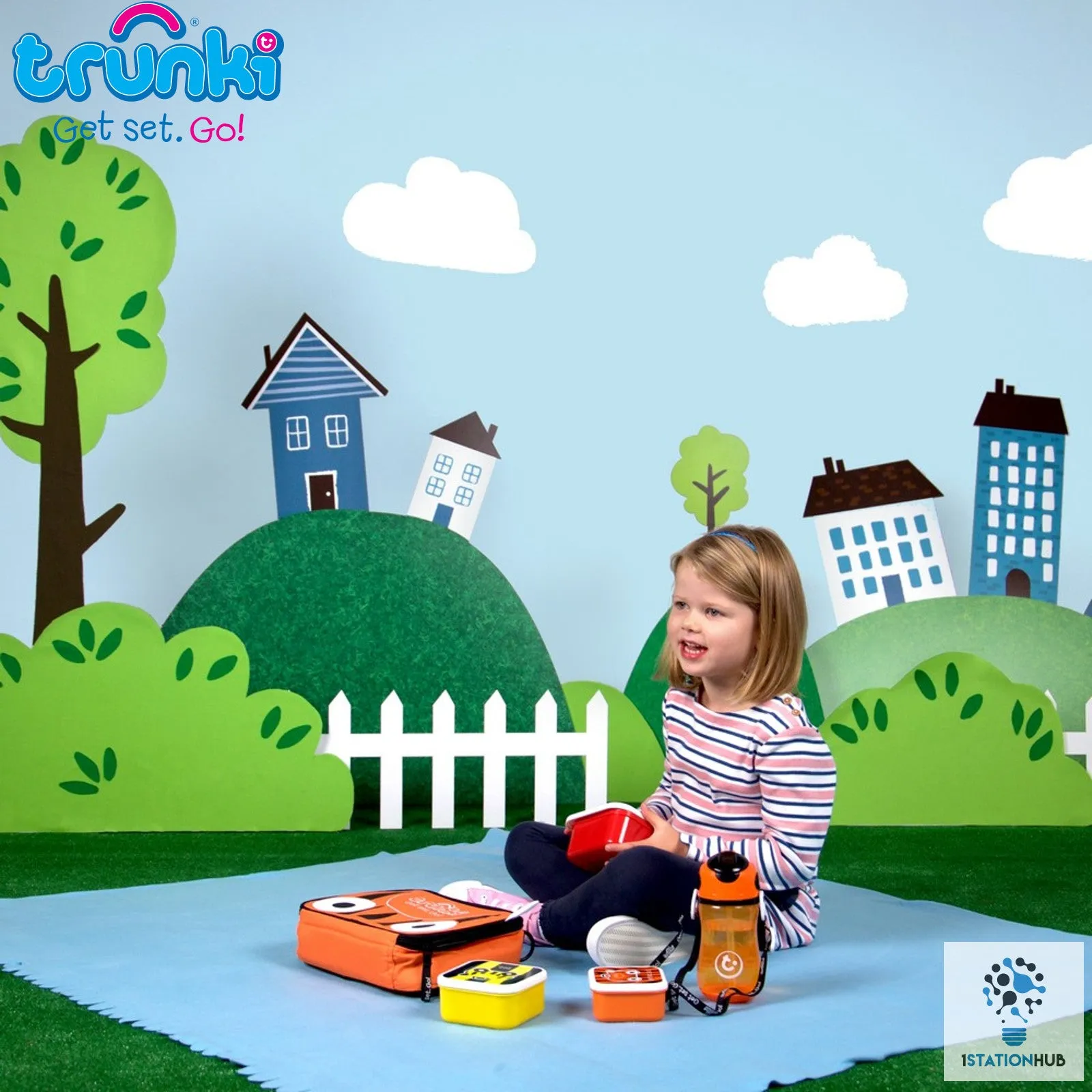 Trunki 2 in 1 Lunch bag Backpack - Orange