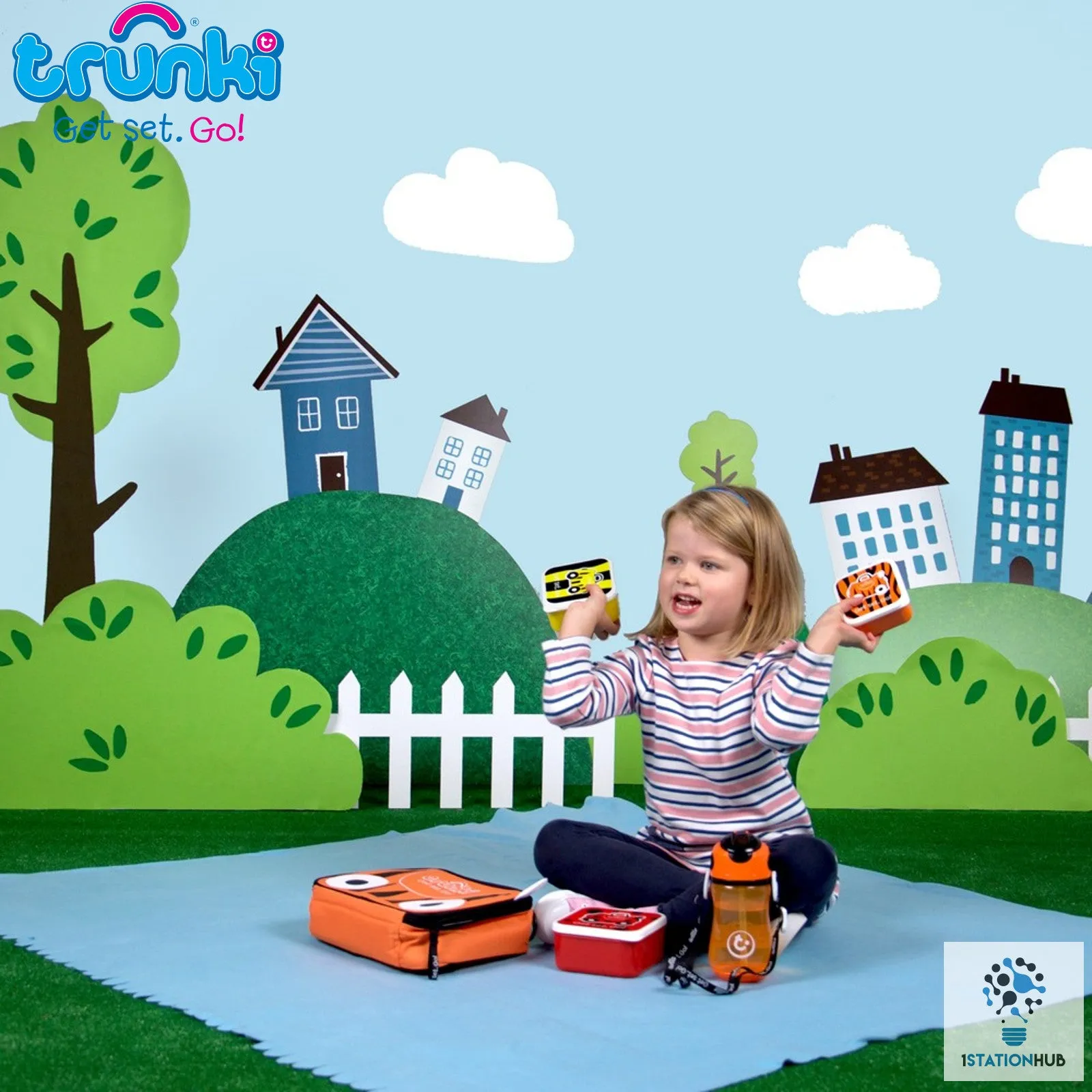 Trunki 2 in 1 Lunch bag Backpack - Orange