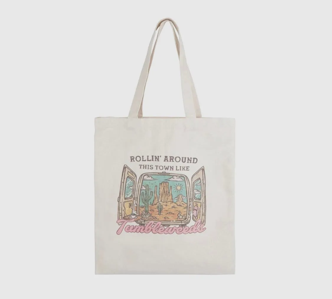 Tumbleweed Canvas Tote Bag