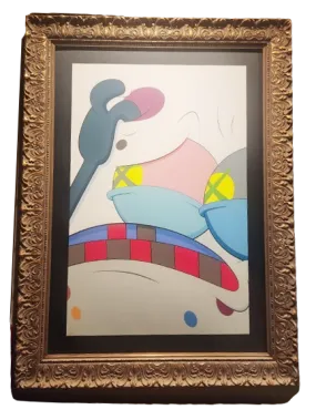 Untitled from Blame Game- #10 Hand on Brow Silkscreen Print by Kaws- Brian Donnelly