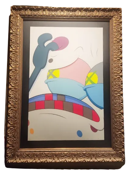 Untitled from Blame Game- #10 Hand on Brow Silkscreen Print by Kaws- Brian Donnelly