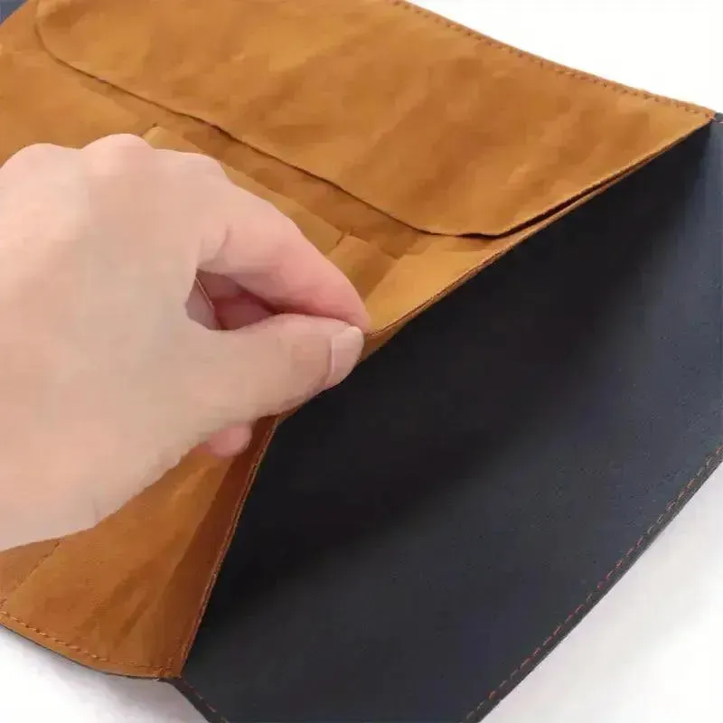 Vintage Treasure Map Leather Pencil Roll