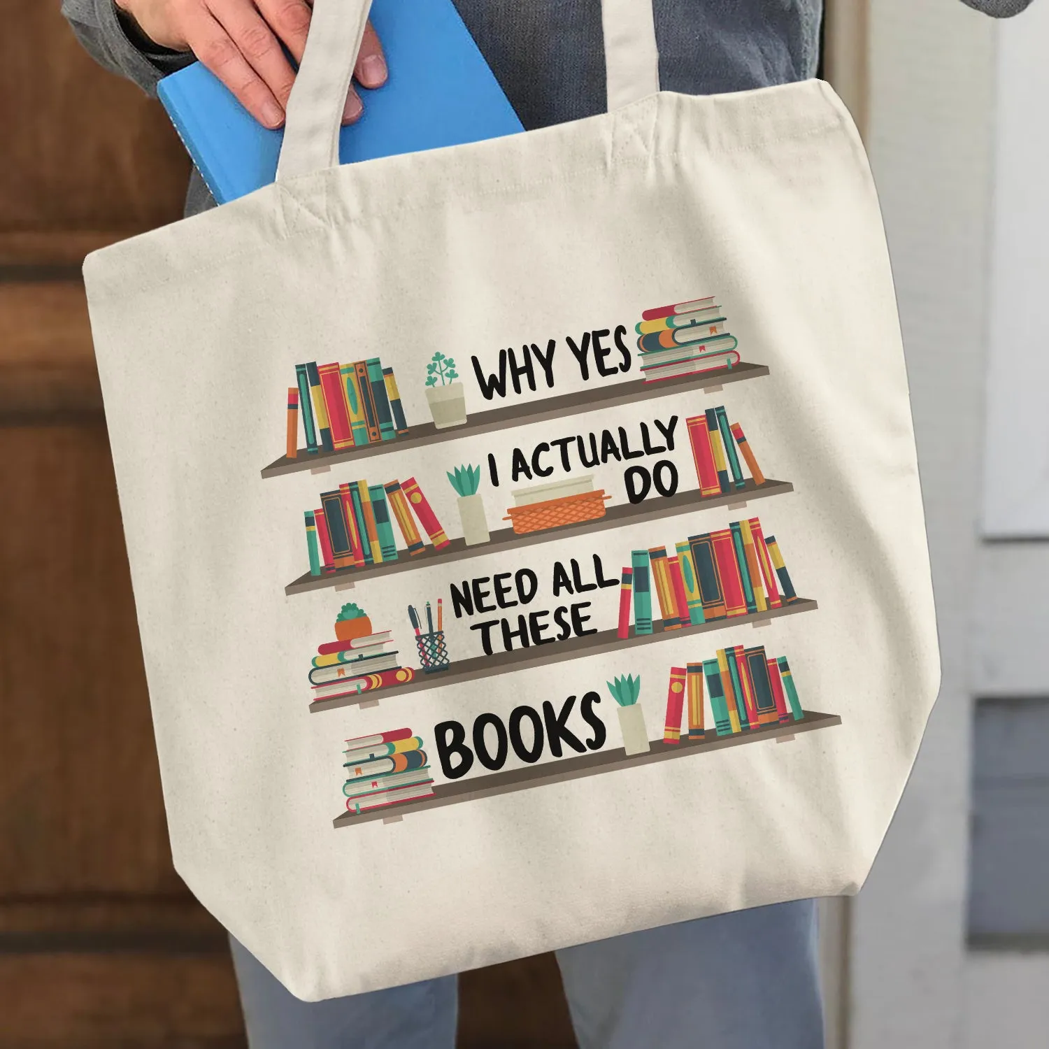 Why Yes I Actually Do Need All These Books Book Lovers Gift TBW81