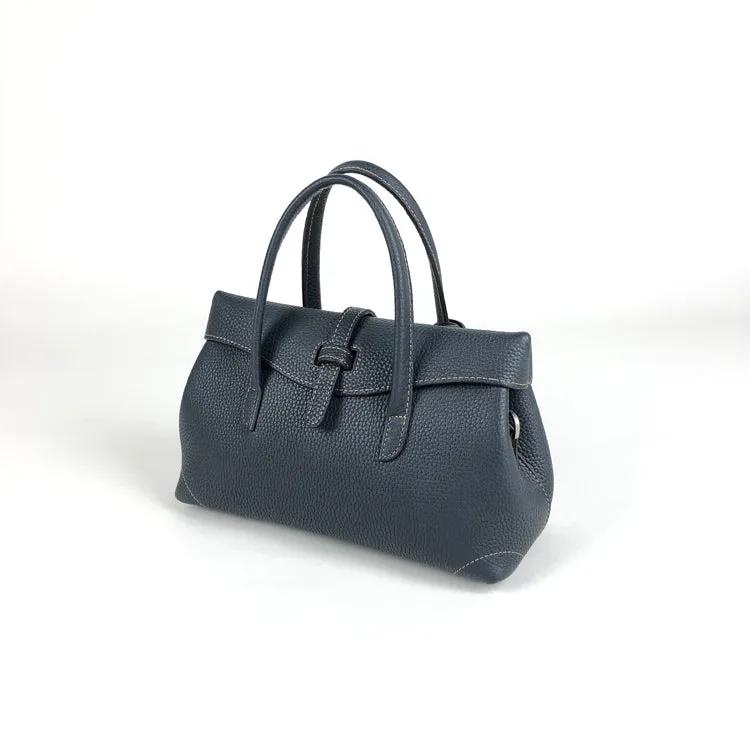 Womens Black Work Leather Handbag Purse Leather Black Work Shoulder Bag Handbag Purse for Ladies