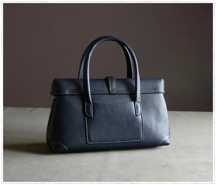 Womens Black Work Leather Handbag Purse Leather Black Work Shoulder Bag Handbag Purse for Ladies