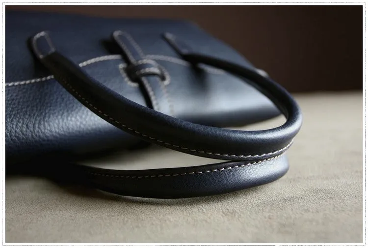Womens Black Work Leather Handbag Purse Leather Black Work Shoulder Bag Handbag Purse for Ladies