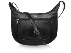 Womens Real Leather Handbag - Ladies Cross Body Designer Shoulder Bag
