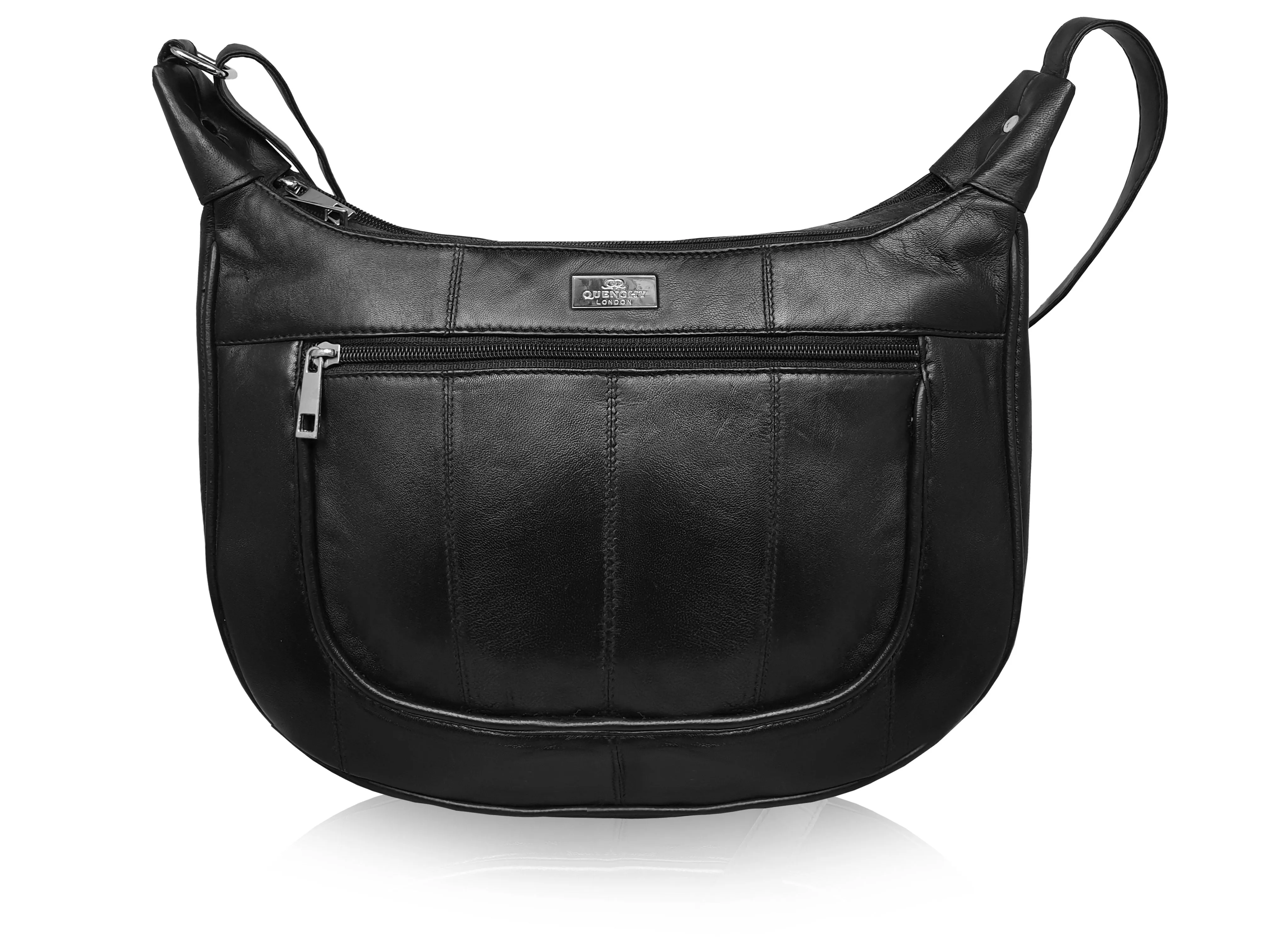 Womens Real Leather Handbag - Ladies Cross Body Designer Shoulder Bag