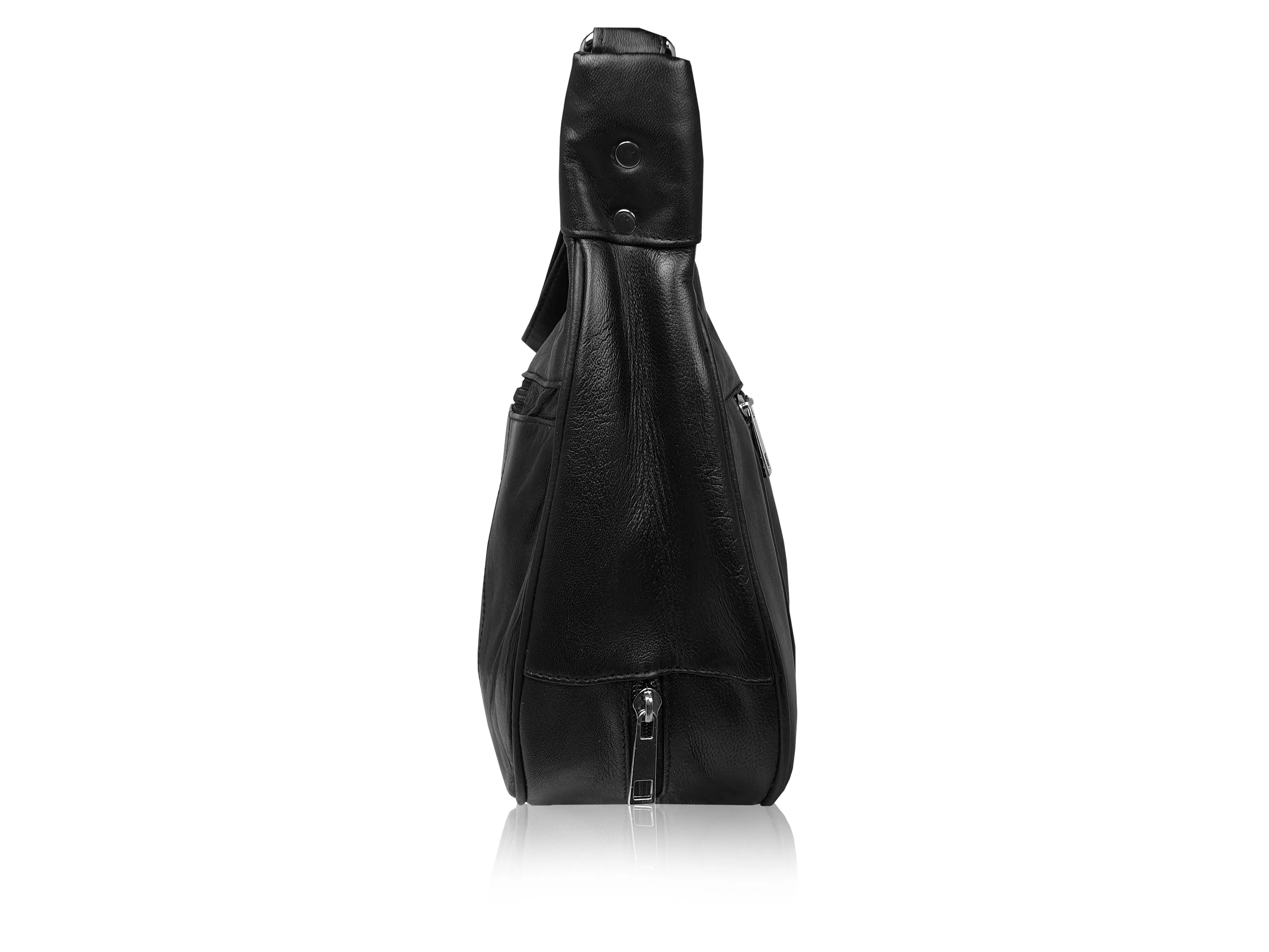 Womens Real Leather Handbag - Ladies Cross Body Designer Shoulder Bag